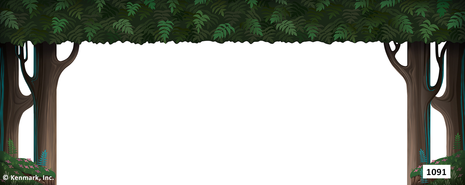 Forest Portal with Flowers